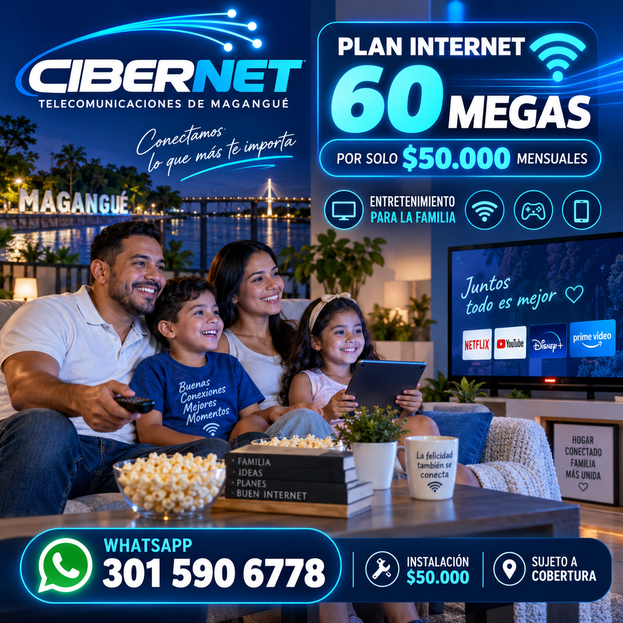Hogar conectado con CIBERNET